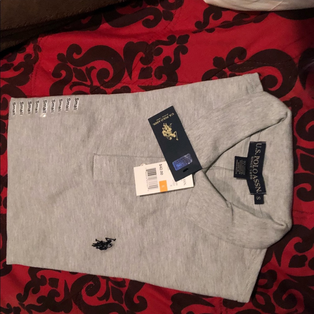 Polo Grey Collard Shirt